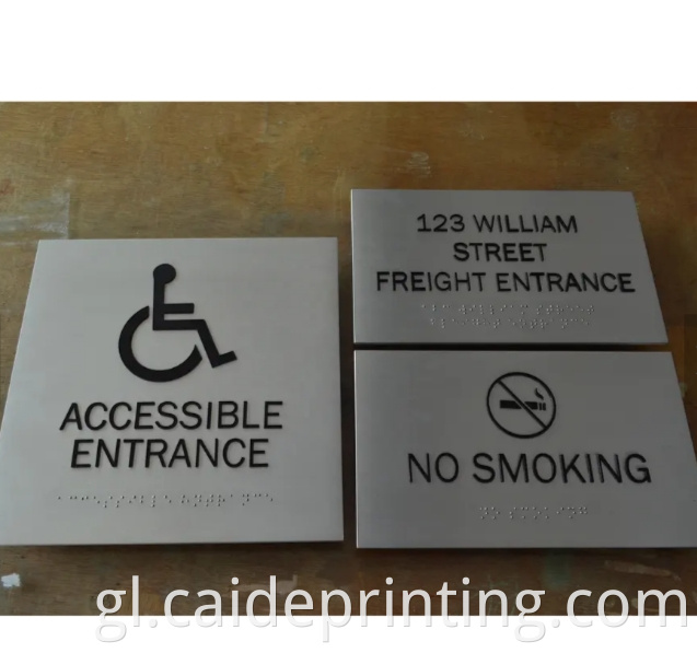 custom braille signs